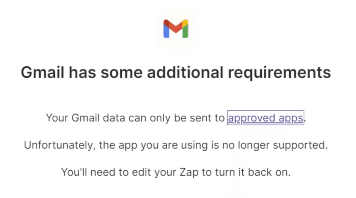 Gmail Error